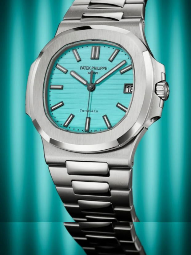 Ανδρικό ρολόι Patek Philippe Tiffany Blue Nautilus