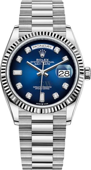 Rolex Day Date 36mm,white gold 128239