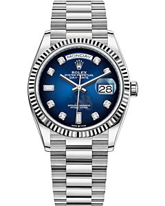 Rolex Day Date 36mm,white gold 128239