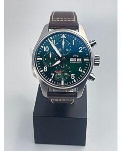 IWC pilot chronograph green dial iw388103