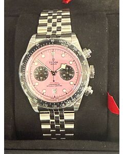 Tudor black bay chrono flamingo