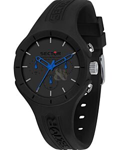 SECTOR SPEED Black Silicone Strap R3251514014