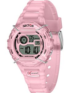 SECTOR Ex-05 Pink Plastic Strap R3251526502