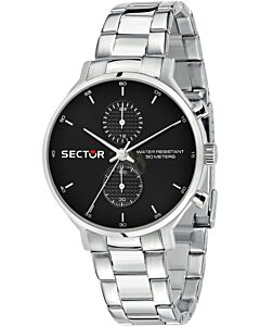 SECTOR 370 Chronograph Silver Stainless Steel Bracelet R3253522004