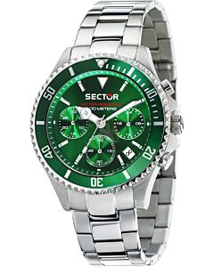 SECTOR 230 Chronograph Silver Stainless Steel Bracelet R3273661006