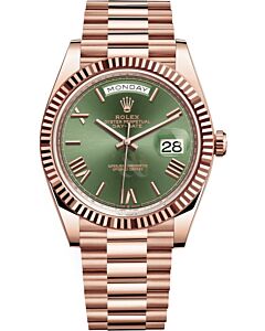 Rolex day date pink gold 40mm,reference 228235