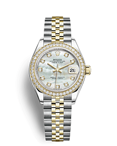 Rolex Lady 28mm,Date just Mother of Pearl Diamond Jubilee