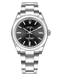 Rolex oyster perpetual 34mm black dial