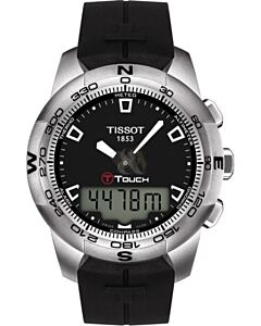 Tissot  T047.420.17.051.00 T-TOUCH II Black Rubber Strap