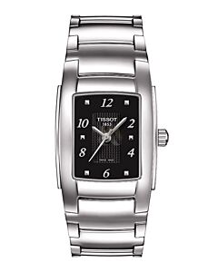 Tissot T073.310.11.057.00 T-Classic T10 Black Dial Ladies Watch