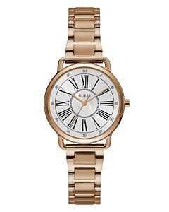 GUESS Rose Gold Stainless Steel Bracelet W1148L3