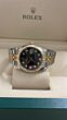 Rolex date just 36mm jubilee yellow gold/steel black diamonds