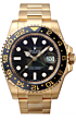 Rolex gmt 18k yellow gold 116718LN