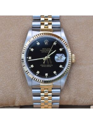 Rolex Date Just 36mm steel and gold