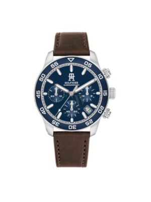 1792163 Tommy Hilfiger Sport Brown Leather Strap