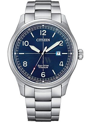 BM7570-80L CITIZEN Eco-Drive Silver Titanium Bracelet 