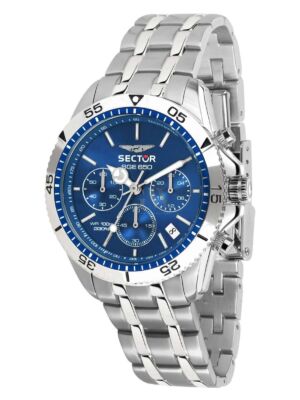 SECTOR SGE 250 Chronograph Silver Stainless Steel Bracelet R3273962001