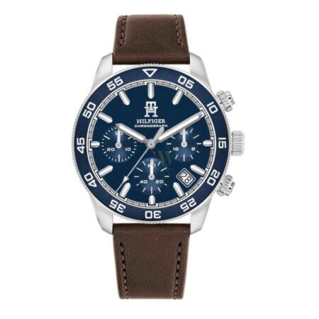 1792163 Tommy Hilfiger Sport Brown Leather Strap