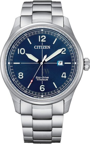 BM7570-80L CITIZEN Eco-Drive Silver Titanium Bracelet 