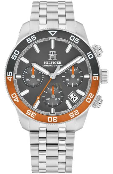 1792186 Tommy HILFIGER Lance Silver Stainless Steel Chronograph