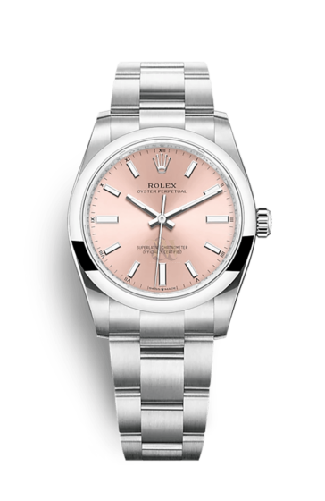 Rolex 124200 oyster perpetual 34mm, pink