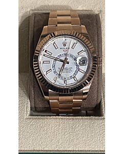   Rolex sky dweller 42mm pink gold oyster