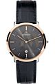 MH19515/TR22 MICHEL HERBELIN City Rose Gold Black Leather