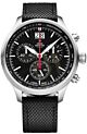 SWISS MILITARY by Chrono Black Leather Chronograph SM34064.01