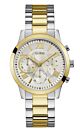 GUESS Crystals Multifunction Two Tone Stainless Steel W1070L8
