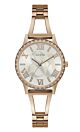 GUESS Crystals Rose Gold Stainless Steel Bracelet W1208L3