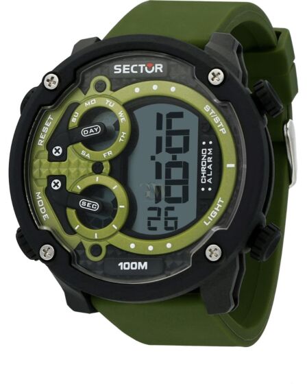SECTOR Mens Digital Watch with Silicone Strap R3251571003