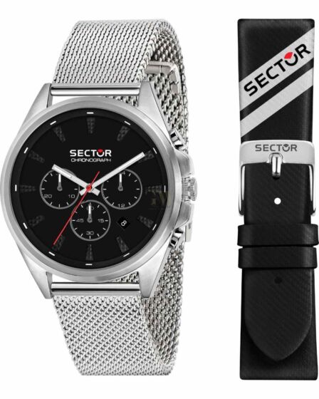 SECTOR 280 Chronograph Silver Stainless Steel Bracelet R3273991006