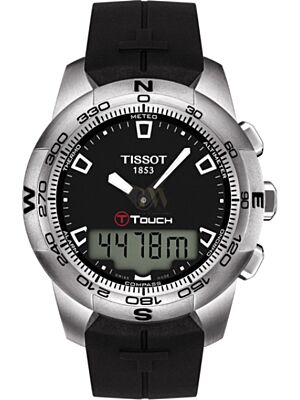 Tissot  T047.420.17.051.00 T-TOUCH II Black Rubber Strap