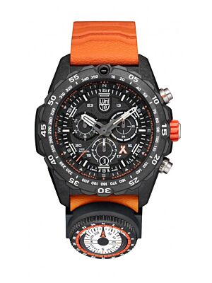  XB.3749  Luminox Bear Grylls Survival χρονογράφος με πορτοκαλί λουράκι και πυξίδα