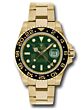 GMT-Master II, Yellow, Gold Green Dial, 116718LN