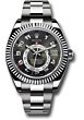 Rolex sky dweller white gold 326939 black dial