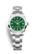 Rolex Oyster perpetual 277200 green 31mm