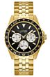 GUESS Gold Stainless Steel Chronograph W1107G4
