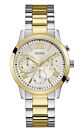 GUESS Crystals Multifunction Two Tone Stainless Steel W1070L8