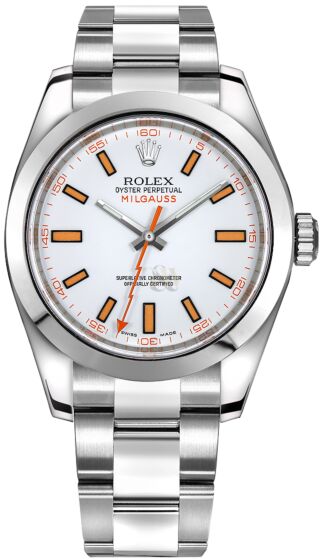 Rolex Milgauss, White Dial, 40mm, 116400