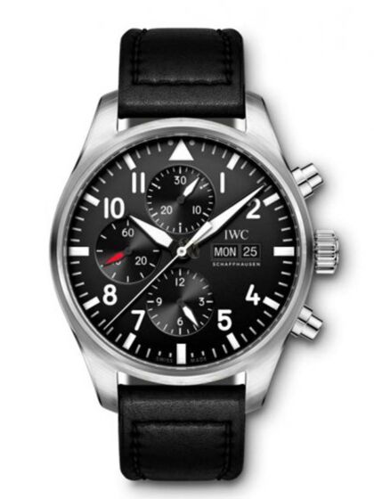 IWC Pilot’s Watch Chronograph, Black Dial, IW377709