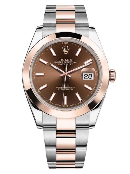 Rolex Date just 126301 steel and rose gold