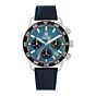 1792187 Tommy Hilfiger Troy Blue Leather Strap