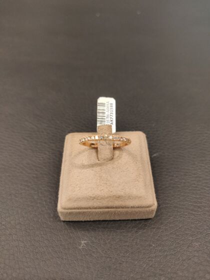 ΔΑΧΤΥΛΙΔΙ 18Κ ΜΙΣΟΒΕΡΟ ΡΟΖ ΧΡΥΣΟ 1.60gr Br 0.24ct
