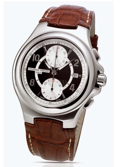 FREDERIQUE CONSTANT Highlife Automatic Brown Leather Chronograph FC-393ABS4NH6